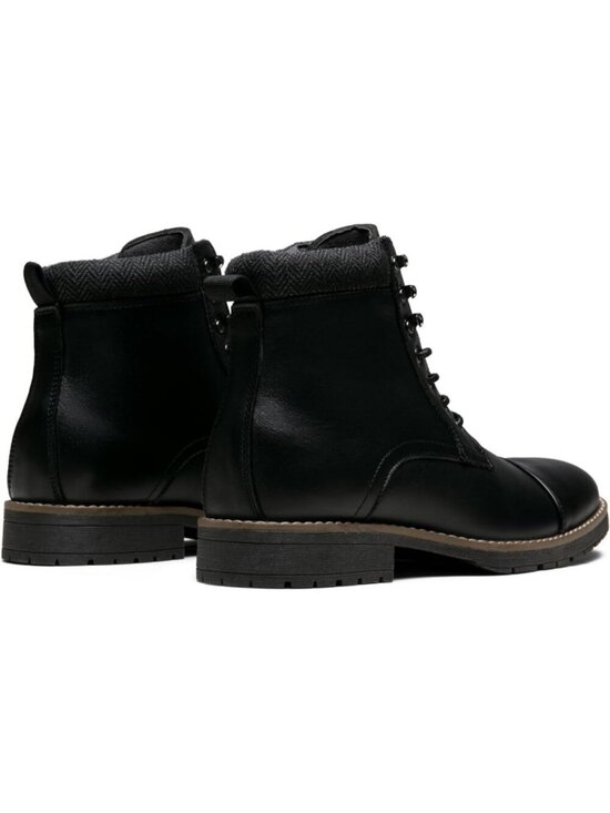 Men\'s Black Casual Chukka Boots Motorcycle Wear hiking main image 5